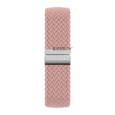 Sneezy Huawei Watch GT 2 Elegant-Classic 42mm Uyumlu 20mm Metal Klips Solo Fiberlink Örgü Kordon