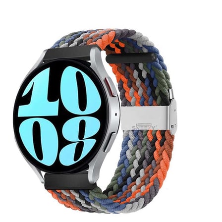 Sneezy Huawei Watch GT 2 Elegant-Classic 42mm Uyumlu 20mm Metal Klips Solo Fiberlink Örgü Kordon