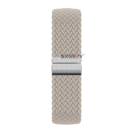 Sneezy Huawei Watch GT 3 Pro 43mm İle Uyumlu 20mm Metal Klips Solo Fiberlink Örgü Kordon