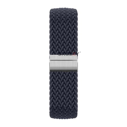 Sneezy Huawei Watch GT 4 41mm İle Uyumlu 18mm Metal Klips Solo Fiberlink Örgü Kordon