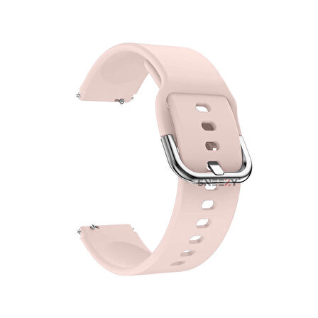 Sneezy Huawei Watch GT4 41mm İle Uyumlu 18mm PureLux Soft Tokalı Silikon Kordon