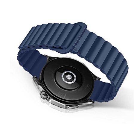 Honor Magic Watch 2 – Watch Magic – Watch Gs3 22mm Uyumlu Harmony Duo Magnetik Silikon Kordon