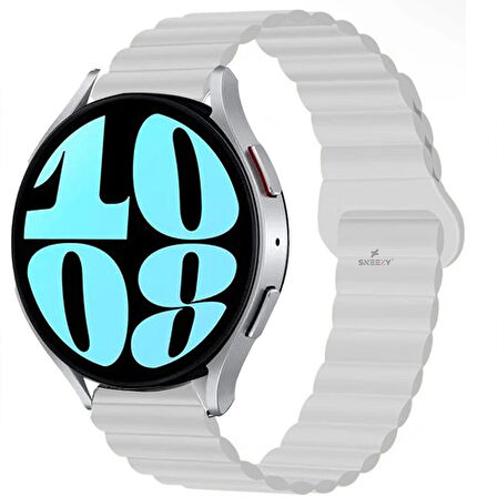 Samsung Galaxy Watch 5 40-44mm Uyumlu 20mm Harmony Duo Magnetik Silikon Kordon