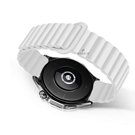 Samsung Galaxy Watch 5 40-44mm Uyumlu 20mm Harmony Duo Magnetik Silikon Kordon