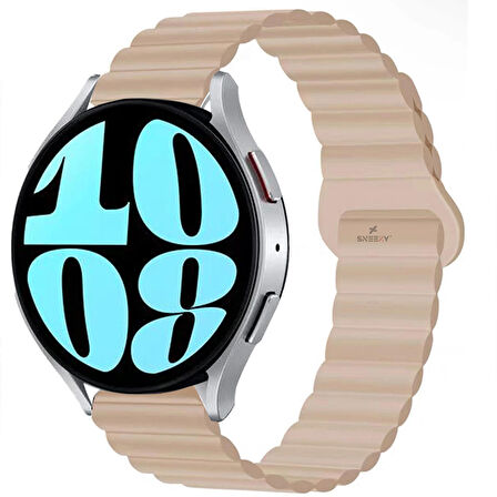 Huawei Watch GT 3 Elegant – Active 42mm Uyumlu 20mm Harmony Duo Magnetik Silikon Kordon
