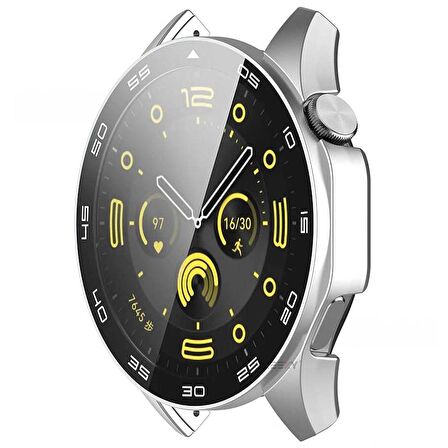 Sneezy Huawei Watch Gt4 46mm PC Sert Kasa Ve Ekran Koruyucu