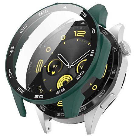 Sneezy Huawei Watch Gt4 46mm PC Sert Kasa Ve Ekran Koruyucu