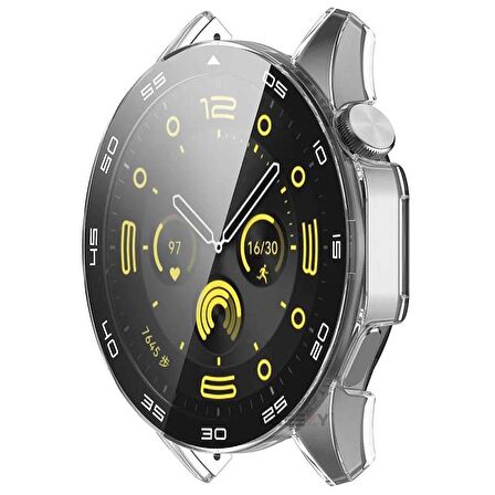 Sneezy Huawei Watch Gt4 46mm PC Sert Kasa Ve Ekran Koruyucu