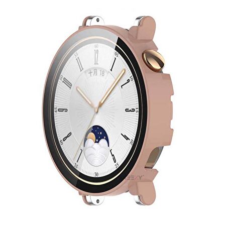 Sneezy Huawei Watch Gt4 41mm PC Sert Kasa Ve Ekran Koruyucu