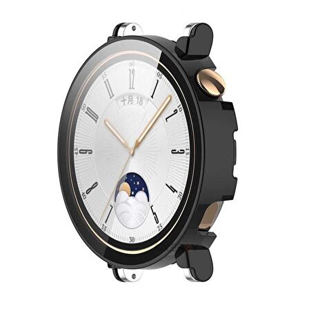 Sneezy Huawei Watch Gt4 41mm PC Sert Kasa Ve Ekran Koruyucu