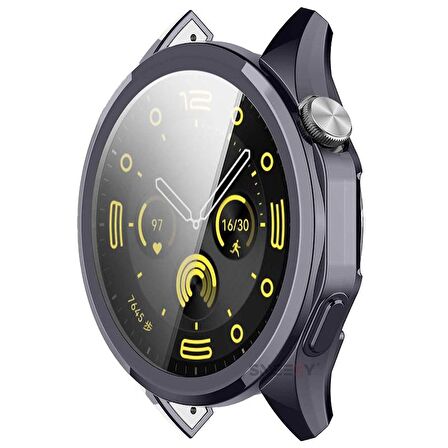 Sneezy Huawei Watch Gt4 46mm Tpu Yumuşak Silikon Kasa Ve Ekran Koruyucu