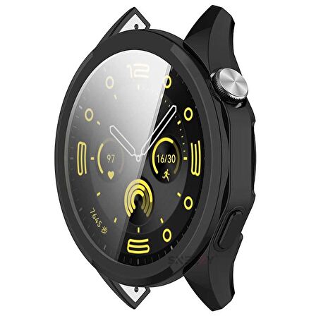 Sneezy Huawei Watch Gt4 46mm Tpu Yumuşak Silikon Kasa Ve Ekran Koruyucu