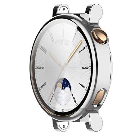 Sneezy Huawei Watch Gt4 41mm Tpu Yumuşak Silikon Kasa Ve Ekran Koruyucu