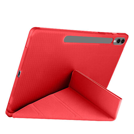 Samsung Galaxy Tab S7 Fe T735 / T737 / T730 12.4 İnç Katlanabilir Kalemlikli Standlı Akıllı Kılıf