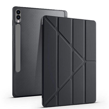 Samsung Galaxy Tab S9 FE X510 11 İnç Katlanabilir Kalemlikli Standlı Akıllı Kılıf