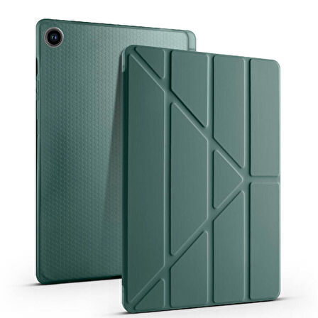 Samsung Galaxy Tab A9 X110 8.7 İnç Katlanabilir Kalemlikli Standlı Akıllı Kılıf