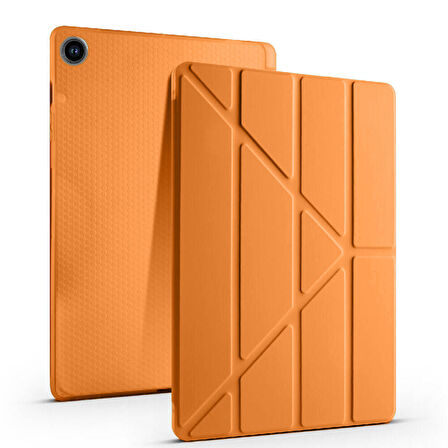 Samsung Galaxy Tab A9 X110 8.7 İnç Katlanabilir Kalemlikli Standlı Akıllı Kılıf