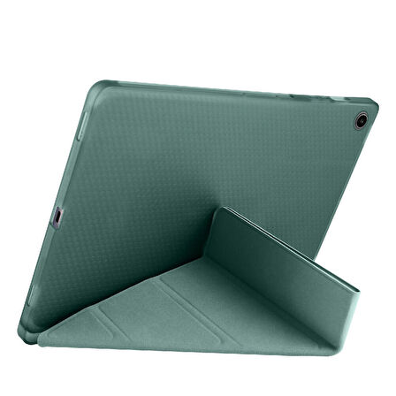 Samsung Tab S6 Lite P610 10.4 İnç Katlanabilir Kalemlikli Standlı Akıllı Kılıf
