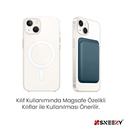 Sneezy İphone 13 Mini-13-13 Pro-13 Pro max Uyumlu Birinci Sınıf Magsafe Cüzdan Magsafe Deri Kartlık