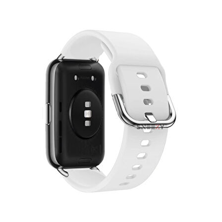 Huawei Watch Fit 2 İle Uyumlu PureLux Soft Tokalı Silikon Kordon