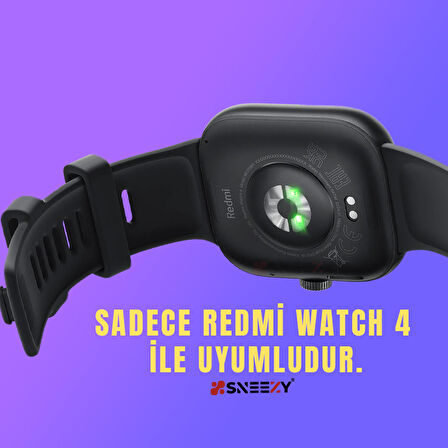 Sneezy Xiaomi Redmi Watch 4 Uyumlu Woven Wire Tasarım Metal Hasır Kordon