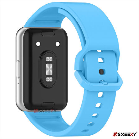 Sneezy Samsung Galaxy Fit 3 Kordon PureLux Soft Yumuşak Silikon Kordon Kayış