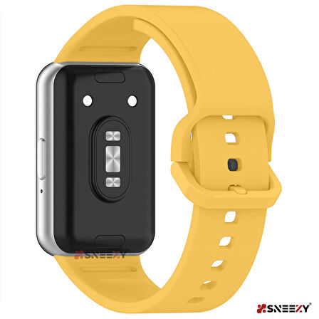 Sneezy Samsung Galaxy Fit 3 Kordon PureLux Soft Yumuşak Silikon Kordon Kayış