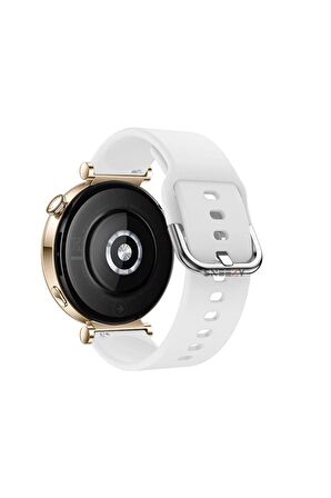 Huawei Watch Gt3 42mm Ile Uyumlu 20mm Purelux Soft Tokalı Silikon Kordon Dayanıklı Spor Stil