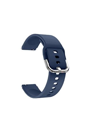 Huawei Watch Gt3 42mm Ile Uyumlu 20mm Purelux Soft Tokalı Silikon Kordon Dayanıklı Spor Stil