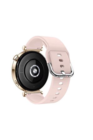 Huawei Watch Gt3 42mm Ile Uyumlu 20mm Purelux Soft Tokalı Silikon Kordon Dayanıklı Spor Stil