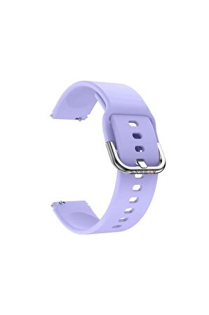 Huawei Watch Gt2 42mm Ile Uyumlu 20mm Purelux Soft Tokalı Silikon Kordon Dayanıklı Spor Stil