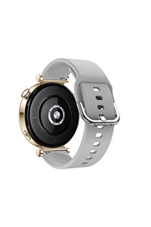 Huawei Watch Gt2 42mm Ile Uyumlu 20mm Purelux Soft Tokalı Silikon Kordon Dayanıklı Spor Stil