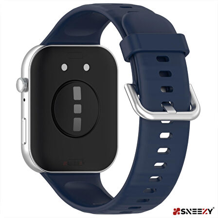 Sneezy Huawei Watch Fit 3 Kordon - PureLux Soft Tokalı Silikon Kordon