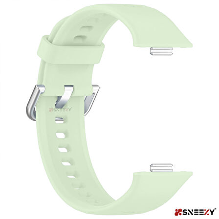 Sneezy Huawei Watch Fit 3 Kordon - PureLux Soft Tokalı Silikon Kordon
