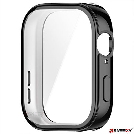 Huawei Watch Fit 3 Uyumlu Yumuşak Silikon 360 Tam Koruma Kasa ve Ekran Koruyucu