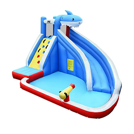 Köpekbalığı Dev Sulu Oyun Parkı Şişme Aqua Su Parkı Şişme Aqua Kaydırak Şişme Oyun Parkı Fiyatları