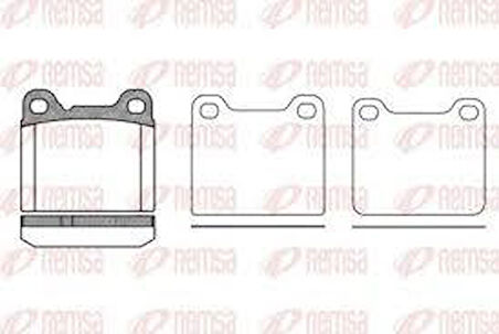 VOLVO ARKA FREN BALATASI (850-S70-V70-C70) (92-05) 30793802