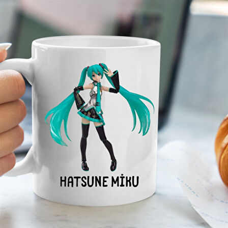 Hatsune Miku Tasarımlı Kupa Bardak