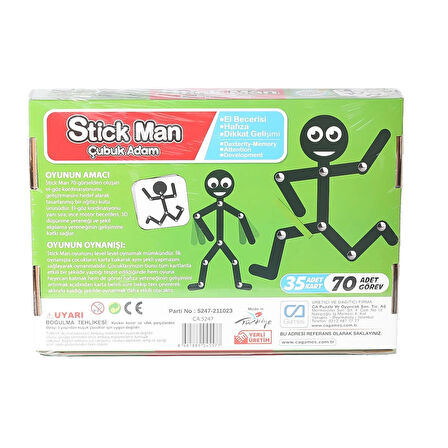 Stick Man - Eğitici Çubuk Adam Oyunu