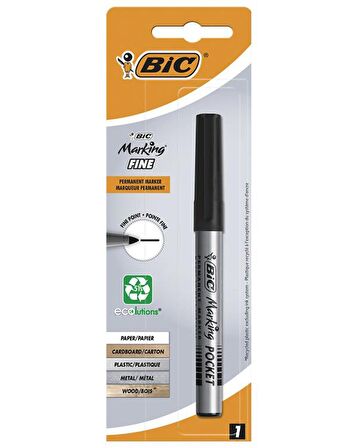 Bic Marking Fine Permanent Kalem Siyah