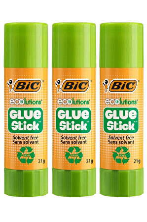 Bic Eco Glue Stick Yapıştırıcı 21 Gram 3'lü Set