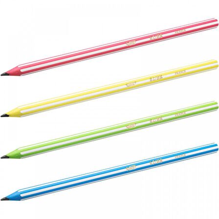 Bic Evolution 646 Stripes Kurşun Kalem 4lü Blister