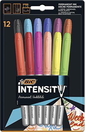 Bic Marking Color Markör Kalem 12 Renk 943163