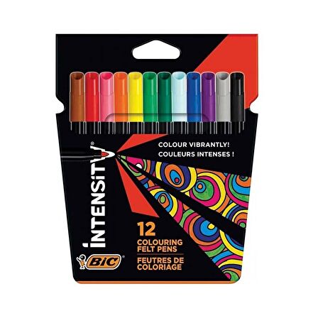 Bic Intensity Keçeli Boya Kalemi 12 Renk 978004