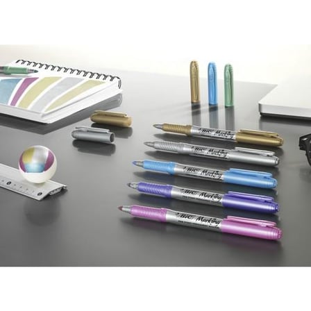Bic Marking Metalik Permanent Markör Karışık 8'Li Blister
