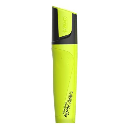 Bic Fosforlu Kalem Markıng Flat Hıghlıghter 12 Lİ Sarı 968583
