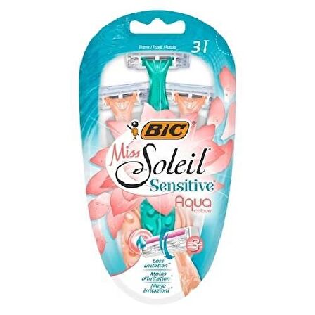 Bic Miss Soleil Sensitive Aqua 3 Lü Kadın Tıraş Bıçağı