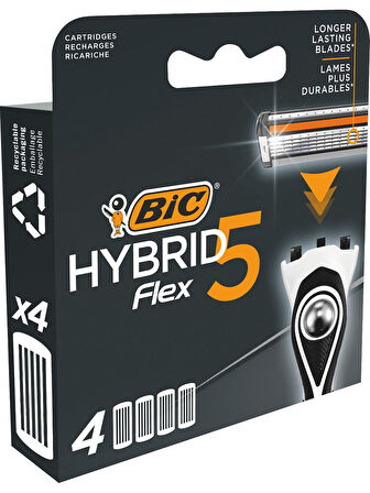 Bic Flex 5 Tıraş Makinesi + 6 Adet Yedek Tıraş Bıçağı + Çanta