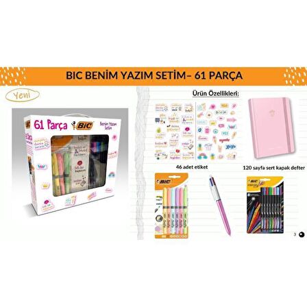 Bic Benim Yazım Setim 61 Parça 517205