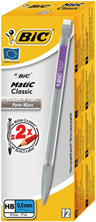 BIC VERSATİL KALEM BICMATIC KLASİK 05 12 Lİ 820958-1 ADET